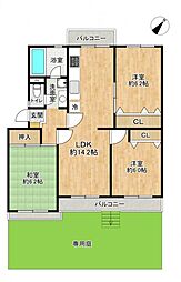 間取図画像 3LDK