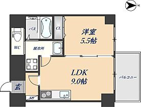 フウキレジデンス 701 ｜ 大阪府八尾市山本町南1丁目9-25（賃貸マンション1LDK・7階・30.69㎡） その2