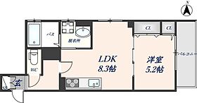 クリエオーレ菱江IV 103 ｜ 大阪府東大阪市菱江6丁目（賃貸アパート1LDK・1階・34.85㎡） その2