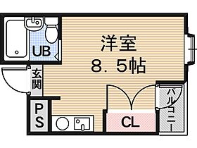 ナカダハウス  ｜ 大阪府東大阪市上小阪4丁目（賃貸マンション1R・2階・18.00㎡） その2