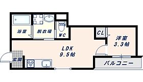 大阪府東大阪市大蓮東1丁目（賃貸アパート1LDK・1階・30.26㎡） その2