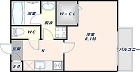 GraciasCourt俊徳道  ｜ 大阪府東大阪市太平寺1丁目（賃貸アパート1K・1階・23.69㎡） その2