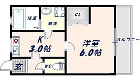 富士屋マンション 202 ｜ 大阪府東大阪市下小阪1丁目（賃貸マンション1K・2階・19.87㎡） その2