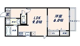 オリエンスタツミ 203 ｜ 大阪府大阪市生野区巽南1丁目（賃貸アパート1LDK・2階・40.50㎡） その2