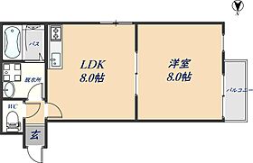 メビウス八尾レジデンス 204 ｜ 大阪府八尾市東山本町6丁目9-14（賃貸マンション1LDK・3階・32.00㎡） その2