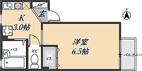 メロディーハウスソロ 205 ｜ 大阪府八尾市老原4丁目（賃貸アパート1K・2階・21.00㎡） その2