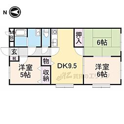 ユーミーセレーノ 1階3LDKの間取り