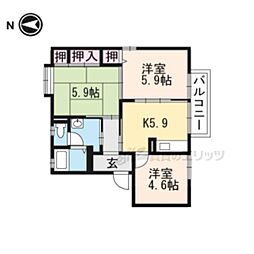 ピュア・コート 1階3Kの間取り