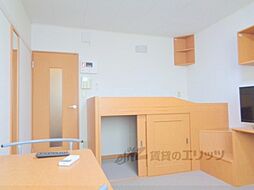 レオパレスそよ風 203 2階1Kのリビング/ダイニング