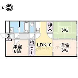 ラ・セゾン 3LDKの間取図画像