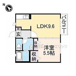 ピアーチェ 1LDKの間取図画像