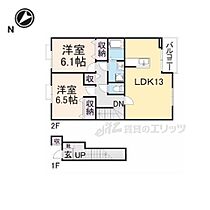 京都府京丹後市大宮町口大野（賃貸アパート2LDK・2階・63.46㎡） その2