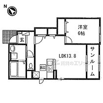 京都府福知山市長田（賃貸アパート1LDK・1階・53.15㎡） その1