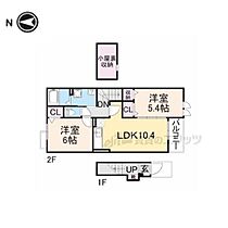 アリエッタコリーナ 203 ｜ 京都府福知山市字堀小字水内（賃貸アパート2LDK・2階・54.38㎡） その1