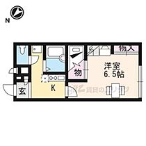 京都府京都市左京区静市市原町（賃貸アパート1K・2階・22.23㎡） その2