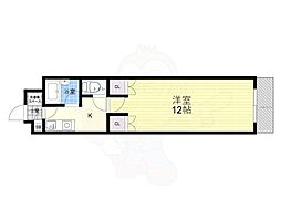 幡本マンション 1Kの間取図画像