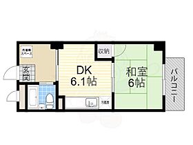 大阪府豊中市曽根西町３丁目4番8号（賃貸マンション1DK・2階・27.72㎡） その2