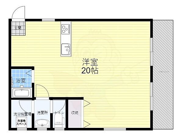 フレスマンション江坂 3D｜大阪府豊中市小曽根２丁目(賃貸マンション1R・3階・40.00㎡)の写真 その2