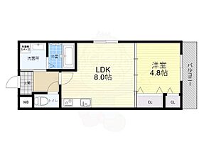 大阪府豊中市曽根西町１丁目（賃貸アパート1LDK・3階・32.40㎡） その2