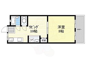 大阪府豊中市服部南町３丁目2番1号（賃貸マンション1LDK・4階・33.00㎡） その2