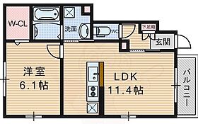 大阪府豊中市北条町３丁目20番1号（賃貸アパート1LDK・1階・41.11㎡） その2