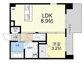 大阪府大阪市淀川区西三国１丁目（賃貸マンション1LDK・9階・30.20㎡） その2