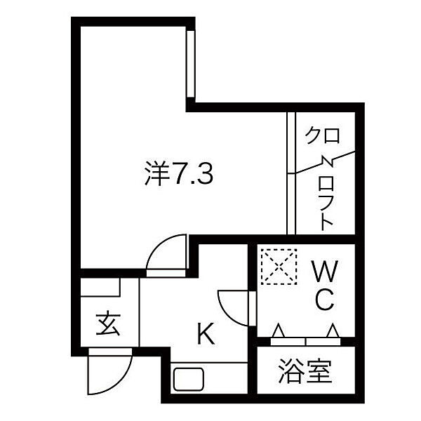 インフィニティ今池 102｜愛知県名古屋市千種区仲田１丁目(賃貸アパート1K・1階・24.63㎡)の写真 その2