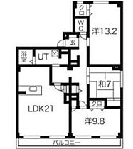 マンション向陽台B棟 102 ｜ 愛知県名古屋市千種区向陽町２丁目（賃貸マンション3LDK・6階・119.62㎡） その2