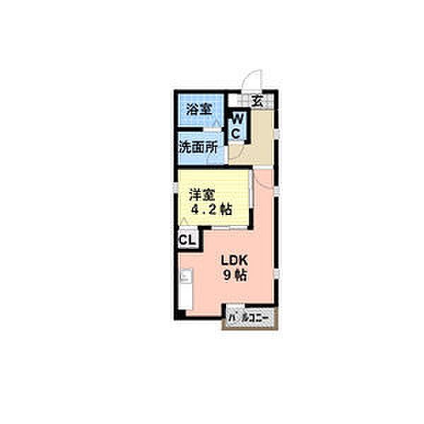 グラビティ千種 101｜愛知県名古屋市千種区今池１丁目(賃貸アパート1LDK・1階・35.67㎡)の写真 その2