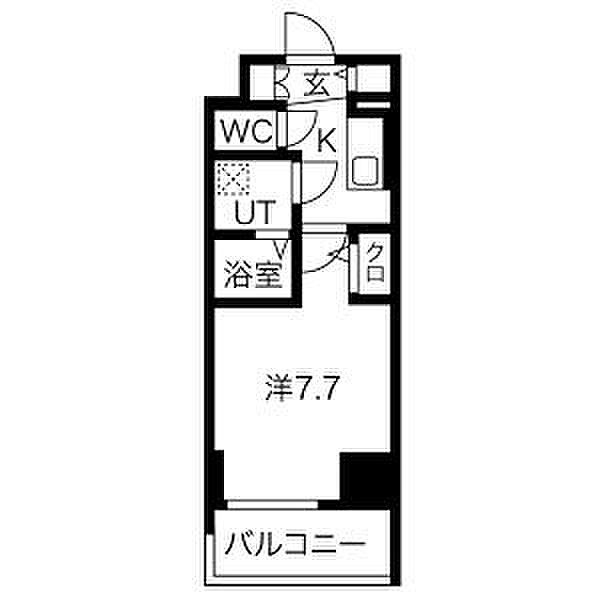 エスリード大須アヴェニュー 1107｜愛知県名古屋市中区松原２丁目(賃貸マンション1K・11階・25.08㎡)の写真 その2