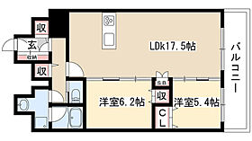 グランルクレ新栄ウエスト 1101 ｜ 愛知県名古屋市中区新栄２丁目（賃貸マンション2LDK・11階・74.88㎡） その2