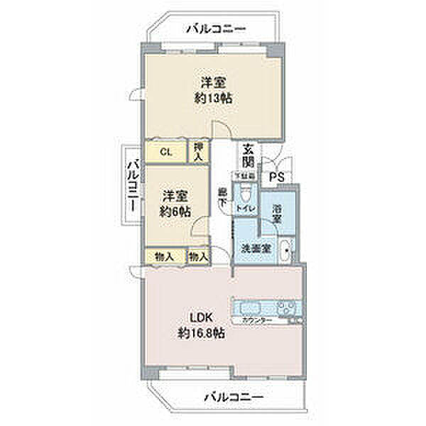 ウェルフォート幸川 1501｜愛知県名古屋市千種区幸川町３丁目(賃貸マンション2LDK・15階・80.33㎡)の写真 その2