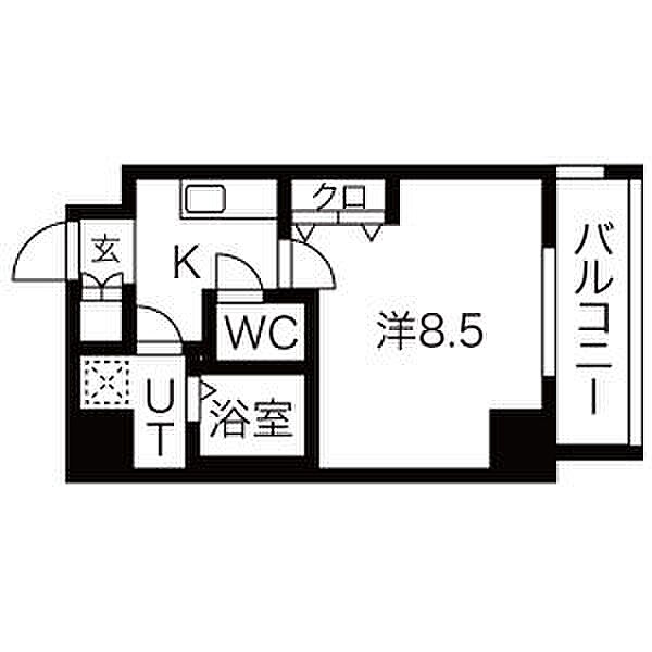 レジデンシア泉 904｜愛知県名古屋市東区泉３丁目(賃貸マンション1K・9階・28.56㎡)の写真 その2