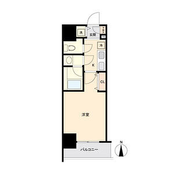 ブランシエスタ東別院 203｜愛知県名古屋市中区正木１丁目(賃貸マンション1K・2階・25.11㎡)の写真 その2