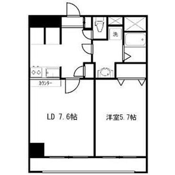 エスポアール千種 401｜愛知県名古屋市千種区今池１丁目(賃貸マンション1LDK・4階・40.20㎡)の写真 その2