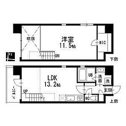 丸の内スクエア 1LDKの間取図画像