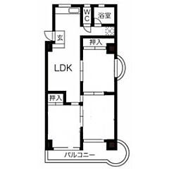 物件の間取り
