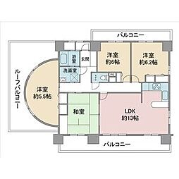 ヴァンヴェール長久手 4LDKの間取図画像