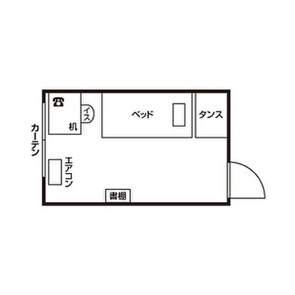 ドーミー川名 211｜愛知県名古屋市昭和区花見通２丁目(賃貸マンション1R・2階・15.16㎡)の写真 その2