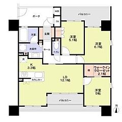 物件の間取り