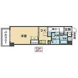 a-WING 1Kの間取図画像
