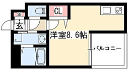 CITYSPIRENagoya-Osu ワンルームの間取図画像