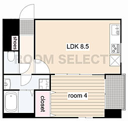 History則武 1LDKの間取図画像