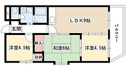 リリカル7 2SLDKの間取図画像