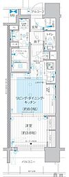プレサンスロジェ名古屋浅間町ザ・レジデンス 1LDKの間取図画像