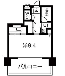 CASTELLOASSO 1Kの間取図画像