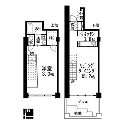 トランセット覚王山 1LDKの間取図画像