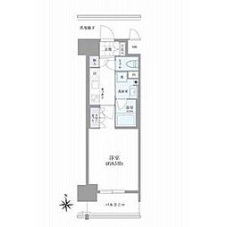 OKBアヴェニール菊井町 1Kの間取図画像