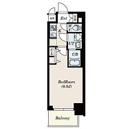 S-RESIDENCE堀田駅前 1Kの間取図画像