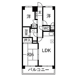 アーバンライフ 3LDKの間取図画像